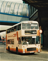 GM Buses North 5206 (C206 FVU) in Rochdale – 15 Apr 1995 (260-12)