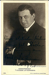Theodor Lattermann AUTOGRAHED