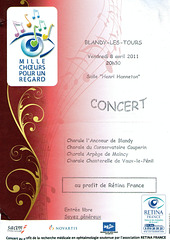 Concert Mille Choeurs à Blandy-les-Tours le 08/04/2011