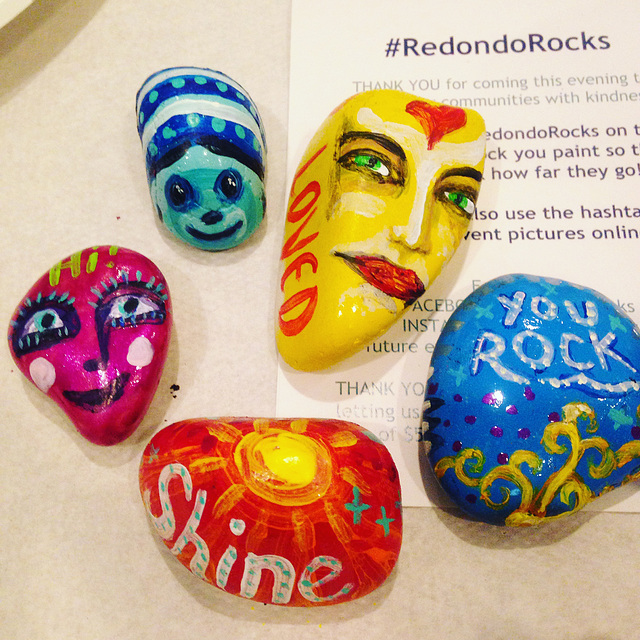 Painted kindness rocks