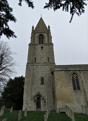 barnack church, hunts  (12) mid c10 tower, early c13 spire