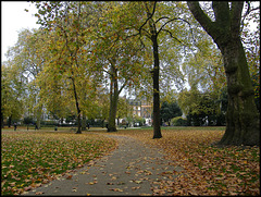 autumn at Russell Square