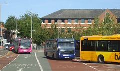 DSCF4797 Trent Barton (trentbarton) buses in Victoria bus station, Nottingham - 13 Sep 2018