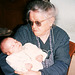 01-Ma fille KATY et son arrière grand-mère FANNY