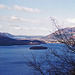 Looking over St Herbert’s Island, Keswick and on to Bassenthwaite Lake (Scan from Feb 1996)