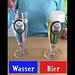 Vergleich Wasser – Bier