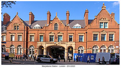 Marylebone Station, London, southern facade 25 9 2023
