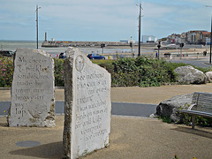 Standing stones with Margate behind