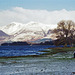 Looking towards Skiddaw from the eastern shore of Derwent Water (Scan from Feb 1996)