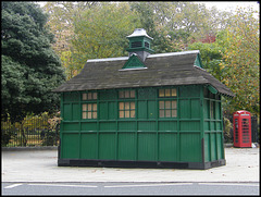 old cab drivers' shelter