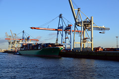 Novembertag im Hamburger Hafen