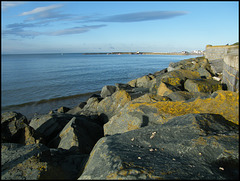 rocks at Lyme Regis