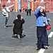 tourists on the Red Square in Moskow
