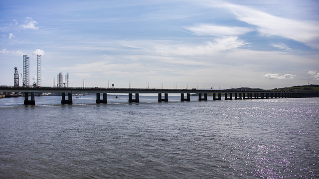 Tay Road Bridge Linking Dundee and the Kingdom of Fife