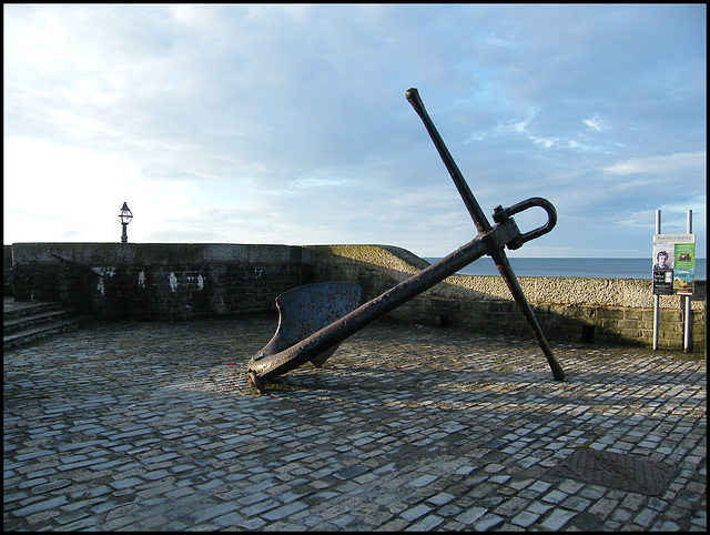 old anchor at Lyme