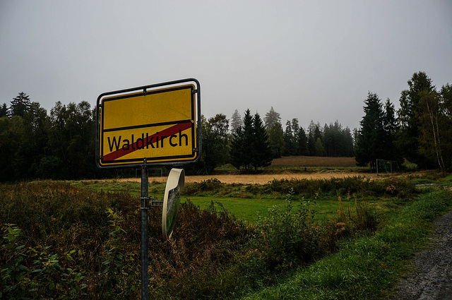 Waldkirch. Letzter Ort vor dem Nichts.
