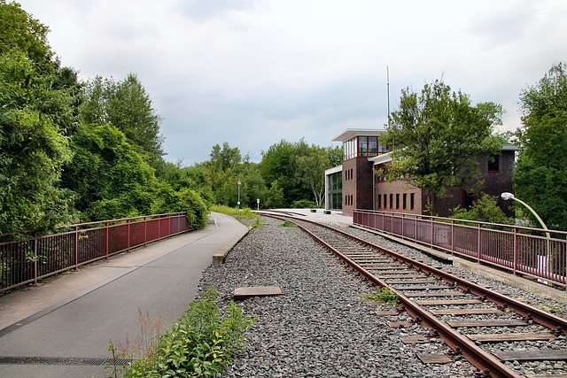 Auf der Brücke der Zollverein-Werksbahn (Essen-Stoppenberg) / 16.06.2018