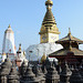 Kathmandu, Swayambhunath, The North-West Cluster of Statues