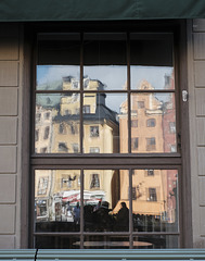 Stockholm gamla stan reflection