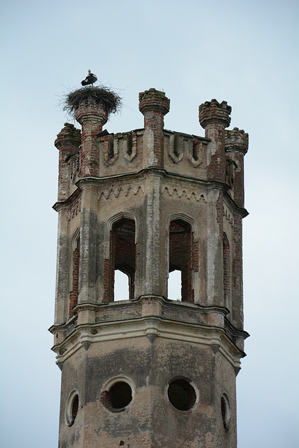 Latvia, Odziena Manor Castle, The Top of Tower