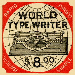 World Type Writer—Rapid, Durable, Practical, Simple, 1890