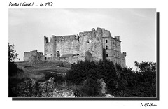 Château de Portes ( Gard ) ... en 1967