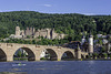 Heidelberg, Blick auf die Alte Brücke und das Schloß