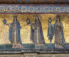 Detail of the Mosaic on the Facade of Santa Maria in Trastevere, June 2012