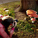 Girl in Mushroom Wonderland... (+PiP collage :-)