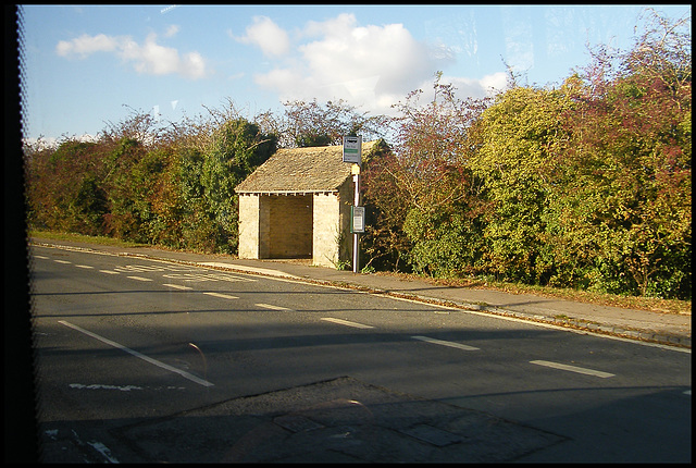 Oxfordshire bus shelter
