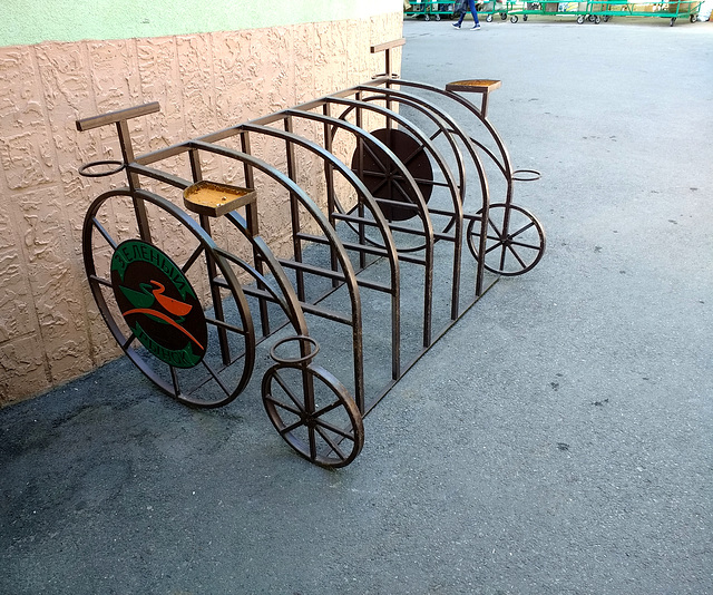 Transnistria- Tiraspol- Farmers' Market- Cycle Rack