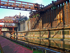 Der Zaun in der alten Kokerei, Zeche Zollverein