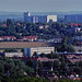 Historical view vanaf Heksenberg Heerlen , naar de wijken Meezenbroek Schaesbergerveld ,Wachtendonck-school, Leenhof (Mijn-monumenthuizen ), Molenberg ,Heerlerbaan sept. 1993