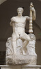 Seated Herakles in the Palazzo Altemps, June 2012