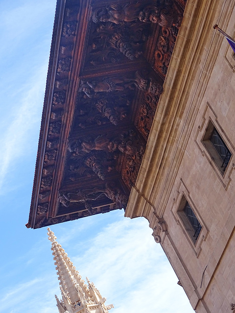 Detail vom Rathaus in Palma de Mallorca