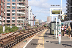 Battersea Park Station looking north 25 9 2023