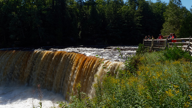 The Upper Falls of the Tahquamenon River
