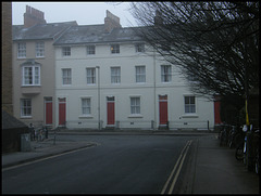 red doors in Museum Road