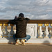 Un photographe sur le pont Alexandre III