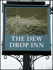 Dew Drop pub sign