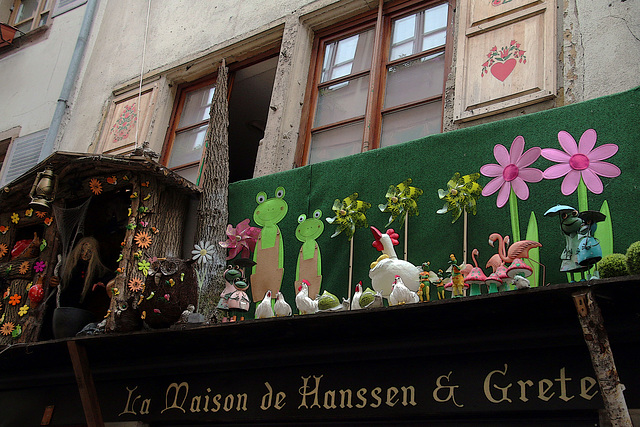 Pour Anji , la maison de Hanssen et Gretel , à Strasbourg