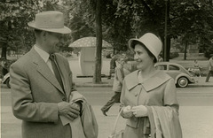 Street Scene with Man and Woman (Cropped)