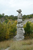 North Macedonia, Figure of the Godfather in the Park of Stone Dolls in Kouklitsa