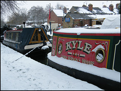 canalside in winter