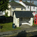 bus shelter and phone box