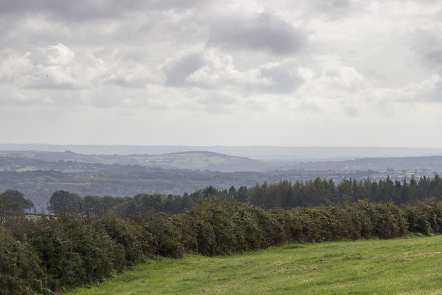 View south east over Dore and Totley from Lady Canning's Plantation