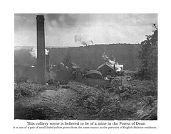 Forest of Dean colliery late 19th century