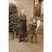 Geschwister Paula und Werner bei seiner Einschulung, 1921