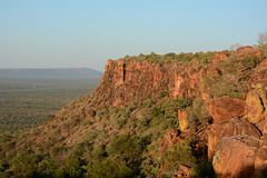 Namibia, The Waterberg Plateau in the Rays of the Morning Sun