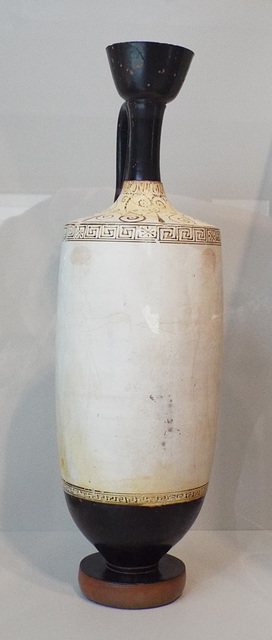 White-Ground Lethykos Attributed to the Achilles Painter in the Getty Villa, June 2016